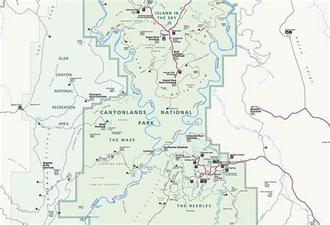 Canyonlands National Park Map