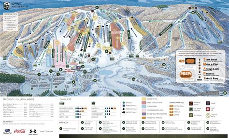 Boyne Highlands Trail Map • Piste Map • Panoramic Mountain Map