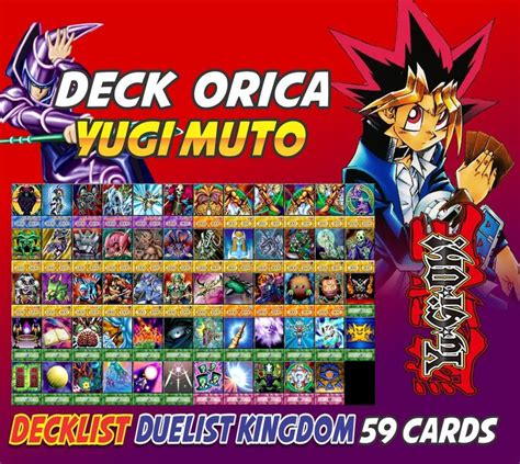 Yugi Muto Deck (59 cards) Anime Orica Yugioh! | Yugioh, Yugioh decks, Monster cards