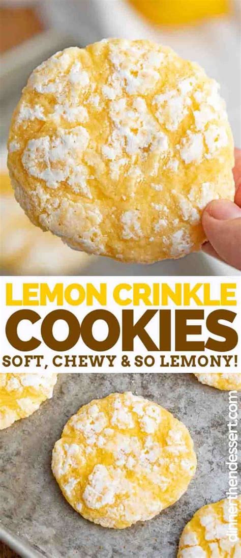 Lemon Cookies Recipe - Dinner, then Dessert