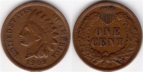 USA Indian Head penny 1909-S (I09S) | MA-Shops