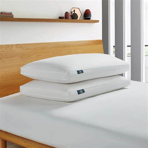 Serta 233-Thread Count White Goose Feather Side Sleeper Medium Firm and ...