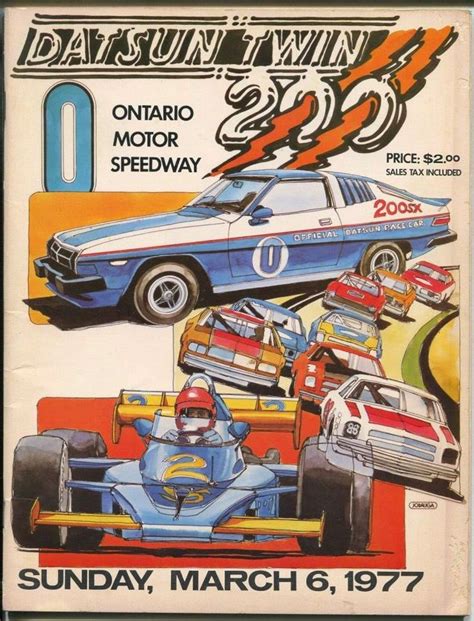 Ontario motor Speedway program | Motor speedway, Racing art, Indy cars