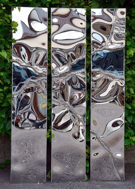 GAHR | POLISHED STAINLESS STEEL ART | Stainless steel art, Stainless steel wall art, Steel art