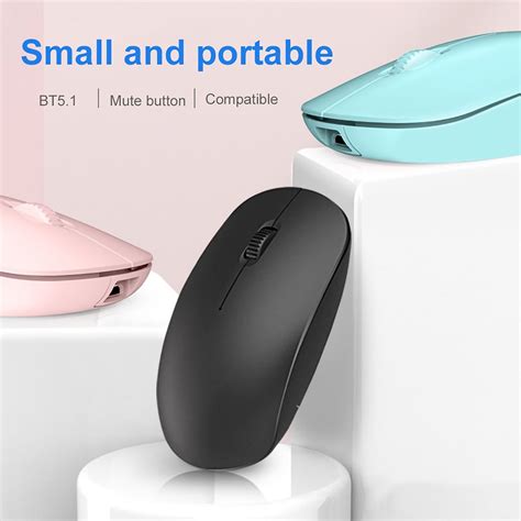 Walbest M108 Wireless Bluetooth Mouse for Mac and PC, Quiet Click ...