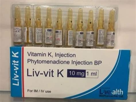 Vitamin K Injection at Best Price in India