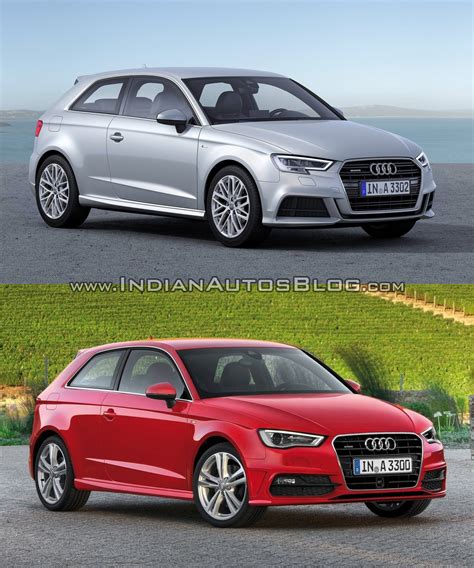 2016 Audi A3 hatchback (facelift) – Old vs. New