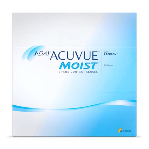 Acuvue Daily Moist Contact Lens (90 lens pack) for Daily Use | For Eyes ...