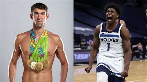 "I can swim just like Michael Phelps": Timberwolves' Anthony Edwards ...