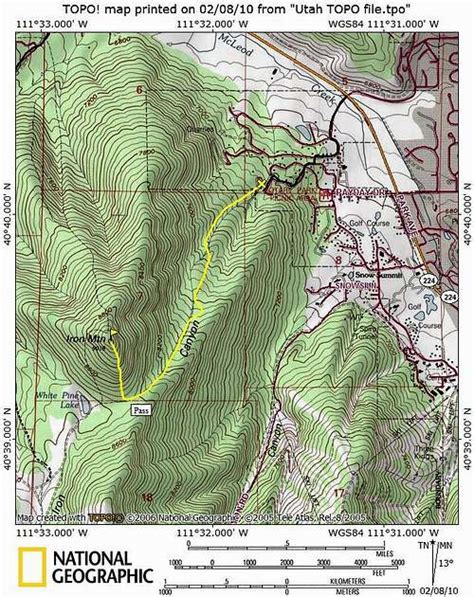 Iron Mountain Map : Photos, Diagrams & Topos : SummitPost