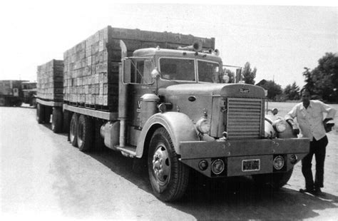 1940's Peterbilt Truck and trailer - a photo on Flickriver