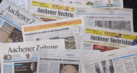 Aachener Nachrichten und Aachener Zeitung verschmelzen - wurde der ...