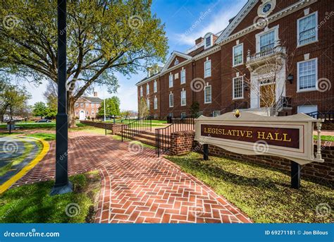 The Delaware State Capitol Building in Dover, Delaware. Stock Image ...