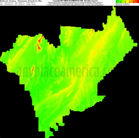 Free Anderson County, Tennessee Topo Maps & Elevations