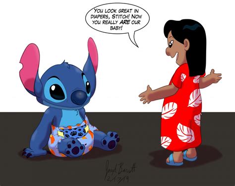 Lilo And Stitch Fan Art Lilo And Stitch Baby Disney Characters Kawaii | Images and Photos finder