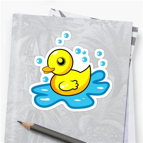 "rubber duck" Sticker by ainsel | Redbubble