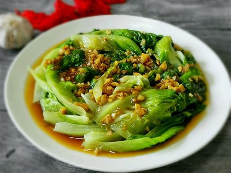 Boiled Green Leaf Lettuce | Easy Chinese Recipes