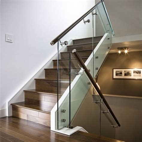 Exterior Stair Glass Railing Standoff Glass Balustrade - China Exterior Stair Railing and ...