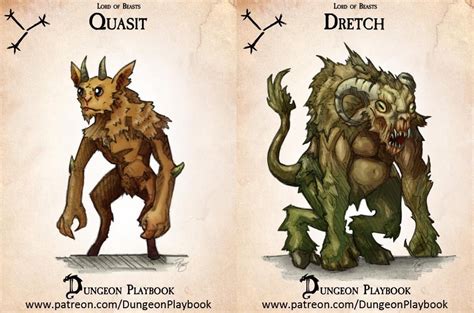 [ART] A Demon a Week: Quasit, Dretch, Rutterkin of Beasts by VcPenguin ...