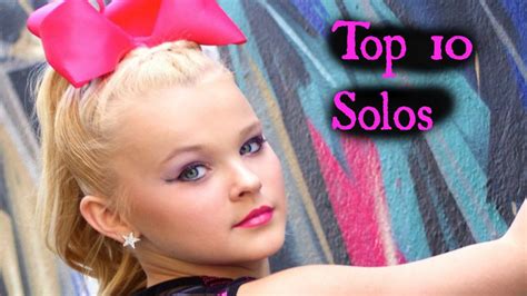 Jojo Siwa - Top 10 Solos - YouTube