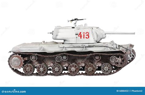 Model of KV-1 tank stock photo. Image of hobby, army, armour - 6888432