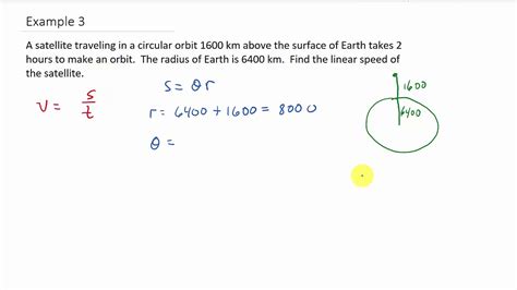 Linear Velocity Example 3 - YouTube