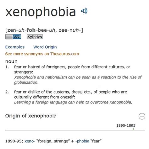 🎉 What is an example of xenophobia. Understanding Xenophobia, the Fear ...