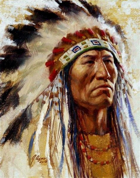 Headdress of Distinction Lakota Oil on Canvas 8″ X 10″ 2010 | Native american headdress, Native ...