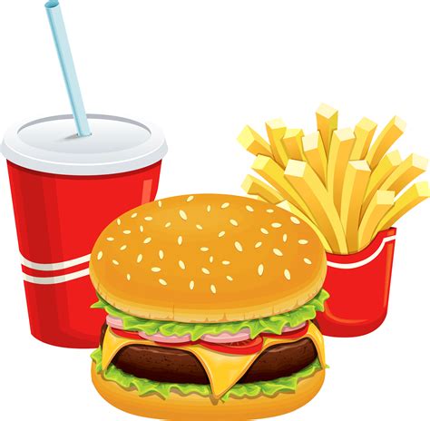 Hamburger Clipart Hamburger Cheeseburger French Fries Png Download | Images and Photos finder