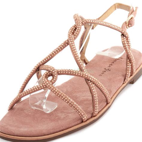 Sandals ALMA EN PENA Suede Pink