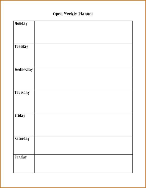 Monday Through Friday Free Printable Calendar | Calendar Printables Free Blank