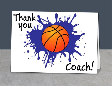 Basketball Thank You Coach, Basketball Coach Thanks, Thank You Gift, Basketball Coach, Coach ...