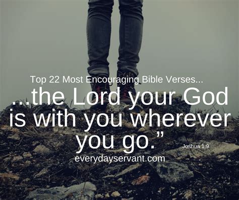 Top 22 Most Encouraging Bible Verses - Everyday Servant