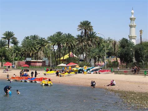 Aqaba Beach | The public beach at Aqaba, Jordan, is popular … | Flickr