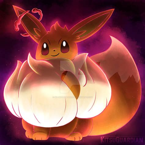 Gigantamax Eevee by KitsuGuardian on DeviantArt