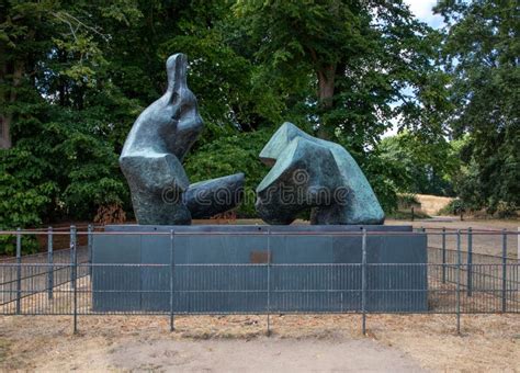 "Two Piece Reclining Figure No 5" Sculpture of Henry Moore on the Territory of Kenwood House ...