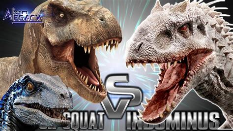 T-REX / BLUE vs INDOMINUS REX - ANALISIS || –Jurassic World / Park [Alien Legacy] - YouTube