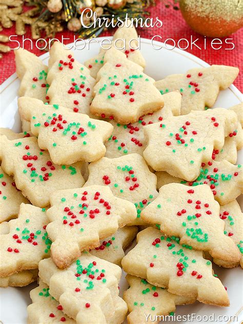 Christmas Shortbread Cookies - Recipe from Yummiest Food Cookbook