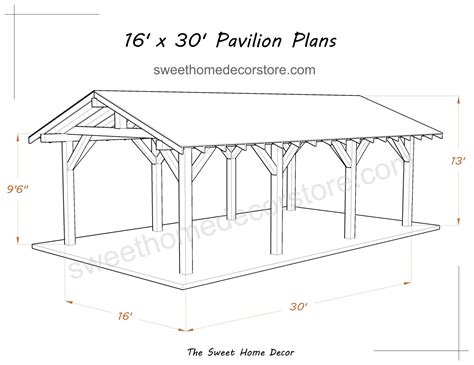 Wooden Pavilion, Outdoor Pavilion, Backyard Pavilion, Outdoor Gazebos, Backyard Pergola, Patio ...