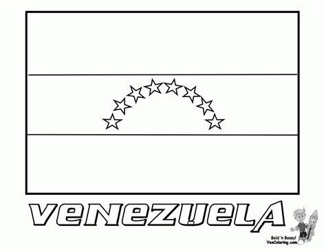 Venezuela Flag Coloring Page - Coloring Home