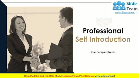 Professional Self Introduction PowerPoint Presentation Slides - YouTube