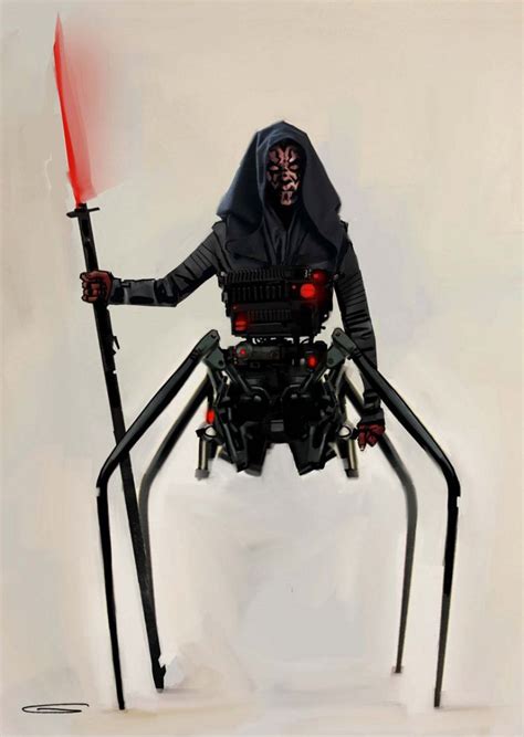 The Full Concept Art for Darth Maul in Solo A Star Wars Story Darth ...