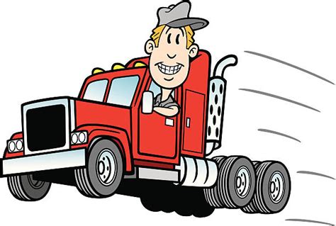 Truck Driver Clip Art, Vector Images & Illustrations - iStock