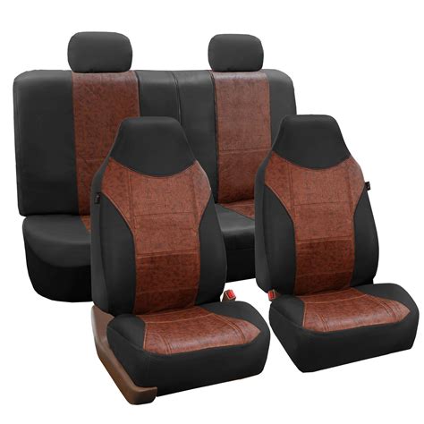 Amazon.com: FH GROUP FH-PU103114 High Back Royal PU Leather Car Seat ...