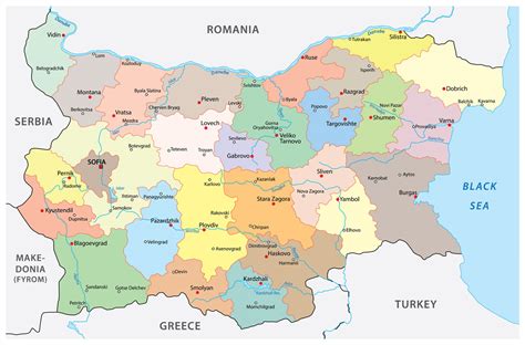 Mapas de Bulgaria - Turismo Bulgaria