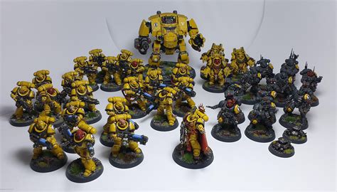 My Imperial Fists army is complete! For now... : r/Warhammer40k