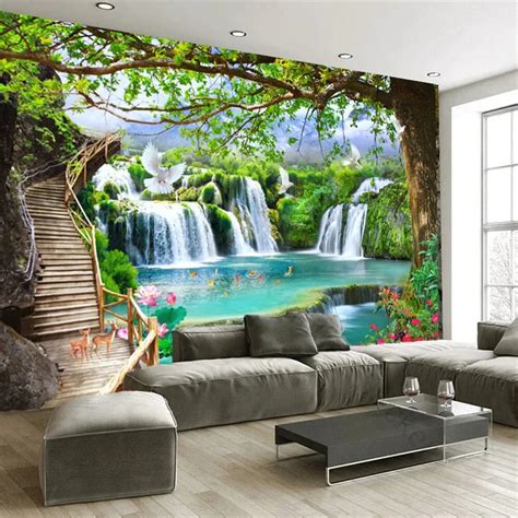 Discover more than 162 waterfall wallpaper for room super hot ...