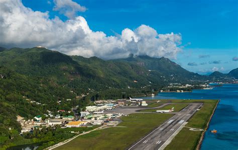 The international airport in Seychelles