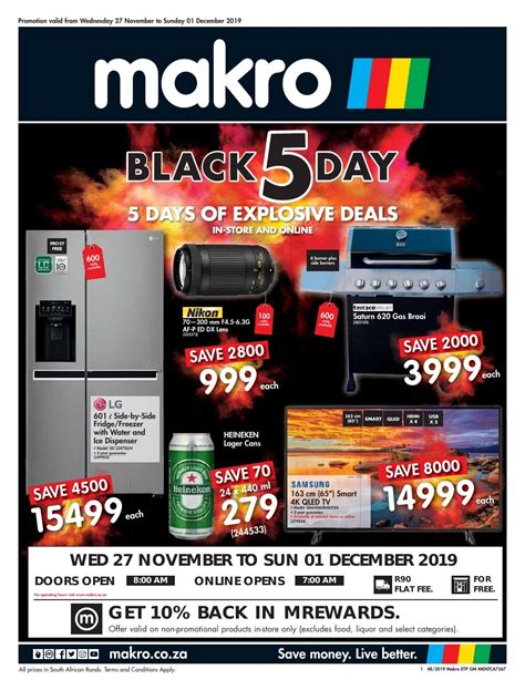 Makro Black Friday Specials & Deals 2023