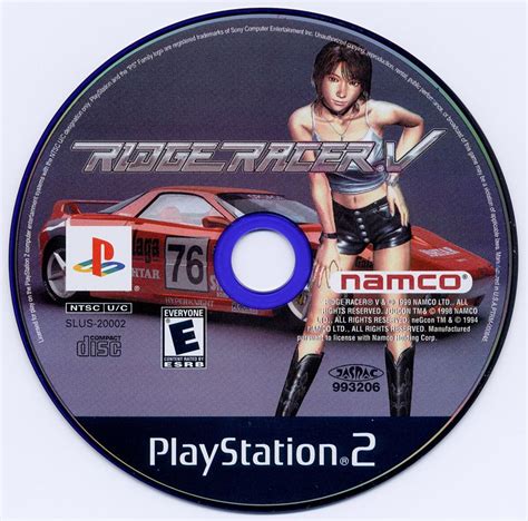 Ridge Racer V (2000) PlayStation 2 box cover art - MobyGames